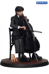 Wednesday with Cello PVC Statue (Wednesday)