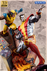 Colossus & Wolverine Fastball Special Statue (Marvel)