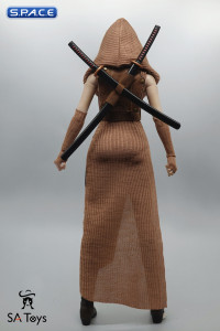 1/6 Scale Post Apocalyptic Assassin Clothing Set (brown)