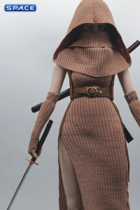 1/6 Scale Post Apocalyptic Assassin Clothing Set (brown)