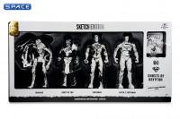 Ghosts of Krypton Page Punchers Gold Label Collection 4-Pack - Sketch Edition (DC Multiverse)