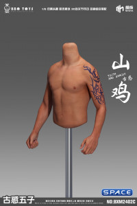 1/6 Scale seamless upper Body for Asian Gangster Version 2