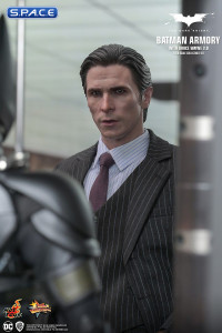 1/6 Scale Batman Armory with Bruce Wayne 2.0 Movie Masterpiece MMS750 (Batman - The Dark Knight)
