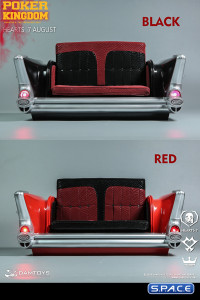 1/6 Scale Car Sofa - black Version (Poker Kingdom)