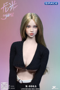 1/6 Scale Yumi Head Sculpt (blonde hair)