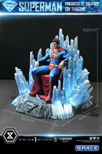 1/4 Scale Superman Fortress of Solitude on Throne Throne Legacy Statue (DC Comics)
