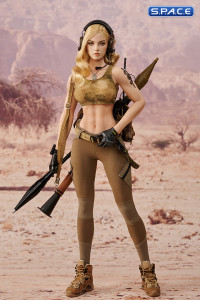 1/6 Scale Desert Female Soldier Thalia - blonde hair Version