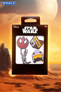 Rebels X-Wing Pilot Pin Set (Star Wars)