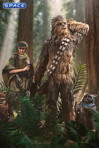1/10 Scale Chewbacca & Tokkat Art Scale Statue (Star Wars)
