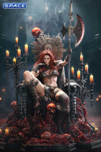 1/3 Scale Red Sonja Long Live the Queen Throne Legacy Statue - Bonus Version (Red Sonja)