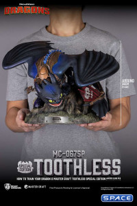 Toothless Master Craft Statue - Special Version (How to Train Your Dragon)