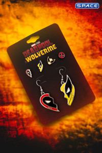 Deadool and Wolverine Mismatch Earring Set (Deadpool & Wolverine)