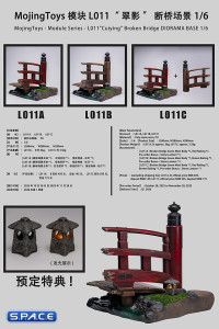 1/6 Scale damaged Bridge Diorama Base Version B