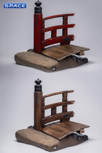 1/6 Scale damaged Bridge Diorama Base Version C