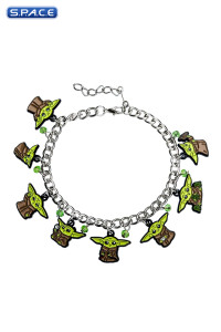 Grogus Poses Charm Bracelet (The Mandalorian)