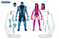 Sub-Zero vs. Mileena Deluxe 2-Pack (Mortal Kombat Klassic)