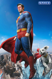 1/3 Scale Superman with Krypto Real Elite Masterline Statue - Bonus Version (Superman)