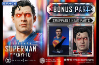 1/3 Scale Superman with Krypto Real Elite Masterline Statue - Bonus Version (Superman)
