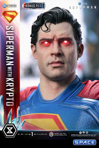 1/3 Scale Superman with Krypto Real Elite Masterline Statue - Bonus Version (Superman)