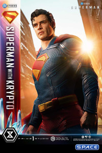 1/3 Scale Superman with Krypto Real Elite Masterline Statue - Bonus Version (Superman)