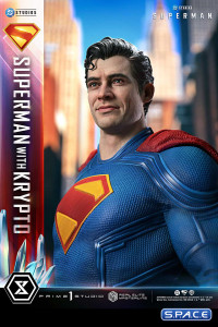 1/3 Scale Superman with Krypto Real Elite Masterline Statue - Bonus Version (Superman)