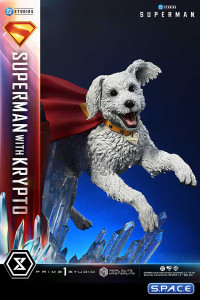 1/3 Scale Superman with Krypto Real Elite Masterline Statue - Bonus Version (Superman)