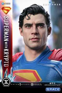 1/3 Scale Superman with Krypto Real Elite Masterline Statue - Bonus Version (Superman)