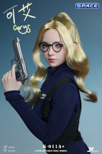 1/6 Scale Cary Head Sculpt with Glasses Version A