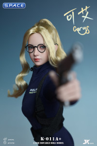 1/6 Scale Cary Head Sculpt with Glasses Version A