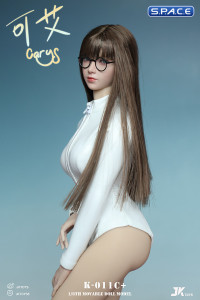 1/6 Scale Cary Head Sculpt with Glasses Version C