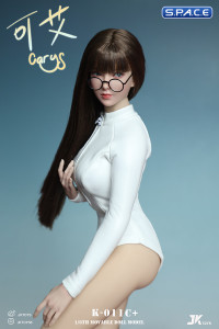 1/6 Scale Cary Head Sculpt with Glasses Version C