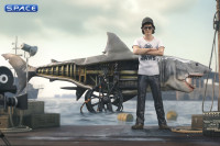 1/10 Scale Steven Spielberg & Jaws Deluxe Art Scale Statue (Jaws)