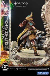 Aloy vs. The Slitherfang Ultimate Diorama Masterline Statue (Horizon Forbidden West)