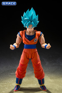 S.H.Figuarts Super Saiyan God Super Saiyan Son Goku Blue Power Transcending Limits (Dragon Ball Super)