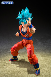 S.H.Figuarts Super Saiyan God Super Saiyan Son Goku Blue Power Transcending Limits (Dragon Ball Super)