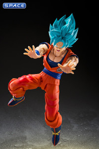 S.H.Figuarts Super Saiyan God Super Saiyan Son Goku Blue Power Transcending Limits (Dragon Ball Super)