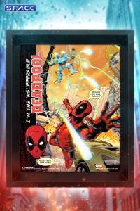 Deadpool �Attack� framed 3D Poster (Marvel)