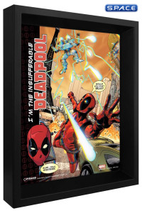 Deadpool �Attack� framed 3D Poster (Marvel)