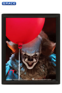 Pennywise Evil framed 3D Lenticular Poster (It)