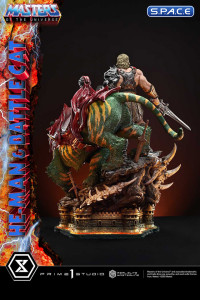 1/4 Scale He-Man & Battle Cat Real Elite Masterline Statue (Masters of the Universe)
