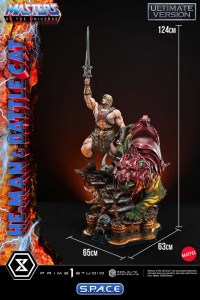 1/4 Scale He-Man & Battle Cat Real Elite Masterline Statue - Ultimate Version (Masters of the Universe)