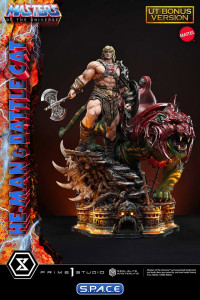 1/4 Scale He-Man & Battle Cat Real Elite Masterline Statue - Ultimate Bonus Version (Masters of the Universe)