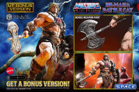 1/4 Scale He-Man & Battle Cat Real Elite Masterline Statue - Ultimate Bonus Version (Masters of the Universe)