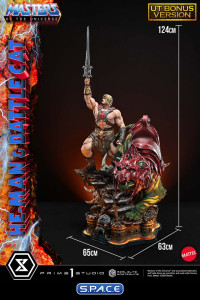 1/4 Scale He-Man & Battle Cat Real Elite Masterline Statue - Ultimate Bonus Version (Masters of the Universe)