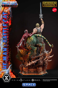 1/4 Scale He-Man & Battle Cat Real Elite Masterline Statue - Ultimate Bonus Version (Masters of the Universe)