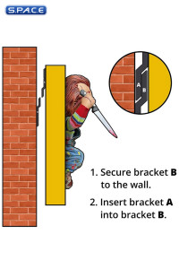 1/2 Scale Chucky Wall Sculpture (Bride of Chucky)