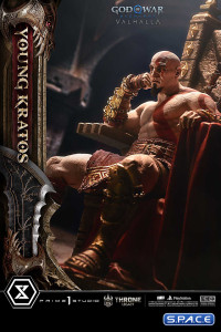 1/3 Scale Young Kratos Throne Legacy Statue - Bonus Version (God of War Ragnar�k)