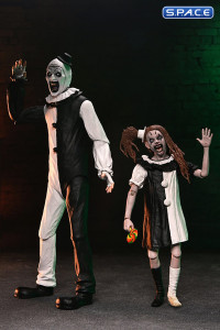 Ultimate Art the Clown and the Little Pale Girl 2-Pack (Terrifier 2)