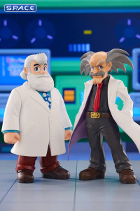 Dr. Wily & Dr. Light Oshi Works PVC Statue Set (Mega Man 11)