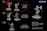 Heroic Miniature Figure Set A - unpainted Version (Mythic Legions: The Roleplaying Game)